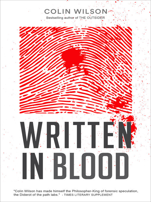Title details for Written in Blood by Colin Wilson - Available